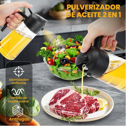 Dispensadora de Aceite de 2 en 1